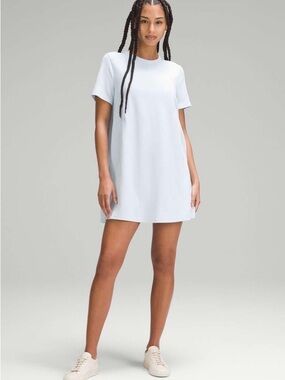 Lululemon Ribbed Softstreme T-Shirt Dress
Powder baby Blue SZ 8